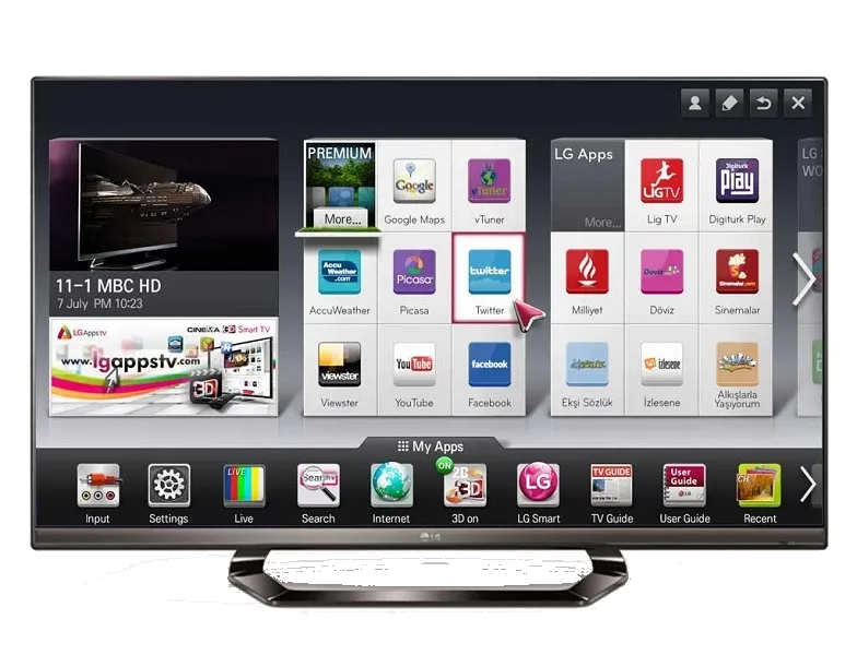 Прошивка блока управления LG 55LM640